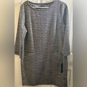 Tahari Monochrome Knit Dress